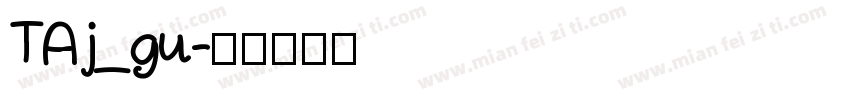 TA j_gu字体转换